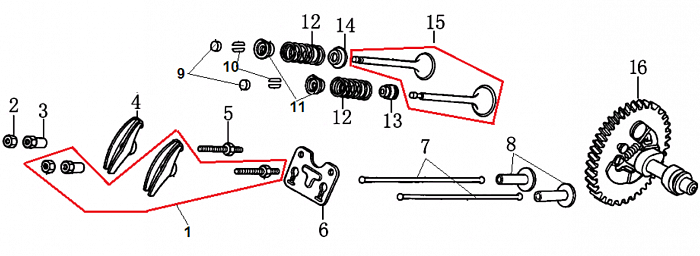 14 КЛАПАНА | СНЕГОУБОРЩИК CHAMPION ST1376E