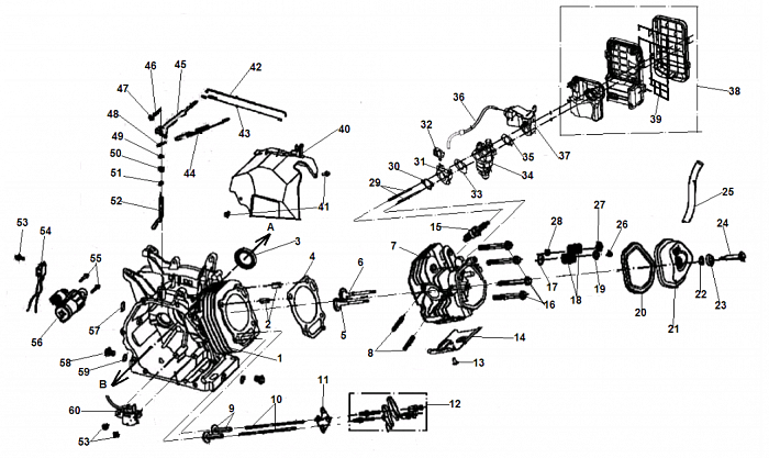 4 ПОРШЕНЬ - ШАТУН ГЕНЕРАТОР CHAMPION GG7200E