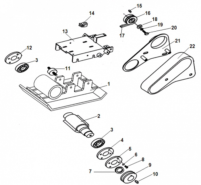 14 РУЧКА ВИБРОПЛИТА  CHAMPION PC5431F